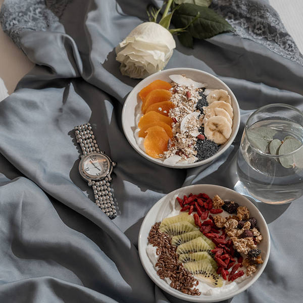 Ethereal White Resort Accommodation room service breakfast