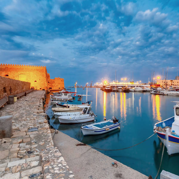 Heraklion Crete old harbour