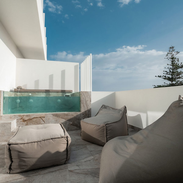 Ethereal White Resort Luxury Suite Plunge Pool balcony