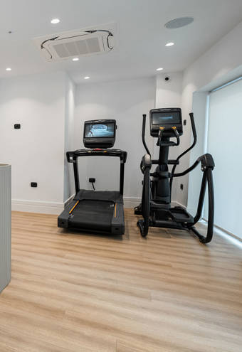 Ethereal White Resort Heraklion Gym reception