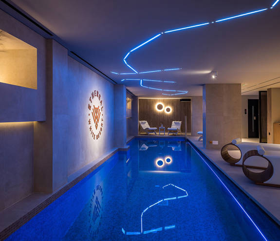 Ethereal White Resort Heraklion Spa interior pool