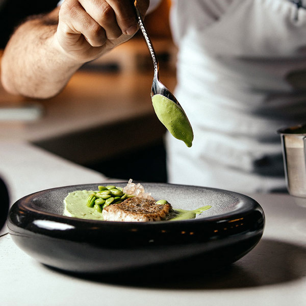 Ethereal White Resort Heraklion front view cook preparing food